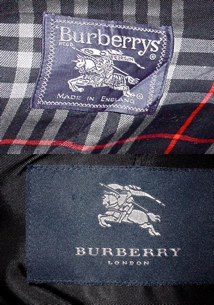 original burberry label